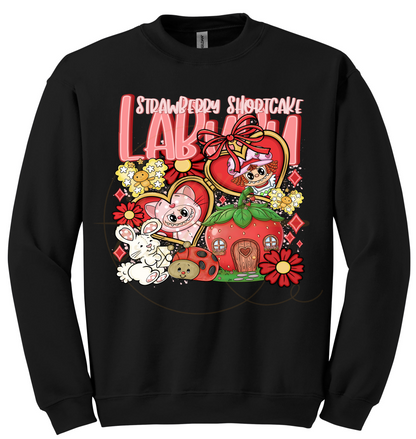 Sweet Berry Garden Friends-554 Sweatshirt - 554-S-Black, 554-M-Black, 554-L-Black, 554-XL-Black, 554-2XL-Black, 554-3XL-Black