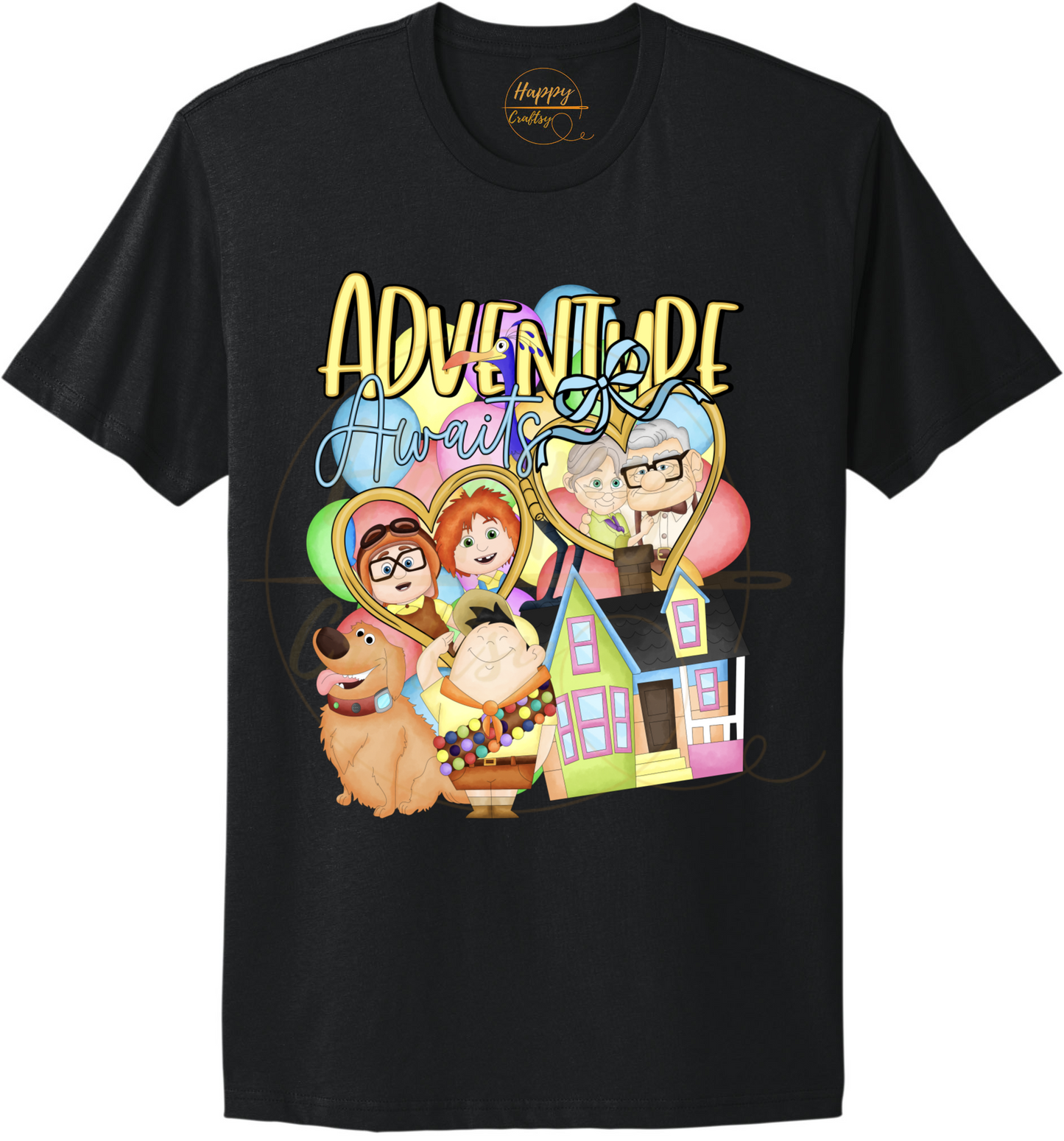 Sky High Adventure Crew-549 T-shirt - 549-S-Black, 549-M-Black, 549-L-Black, 549-XL-Black, 549-2XL-Black, 549-3XL-Black