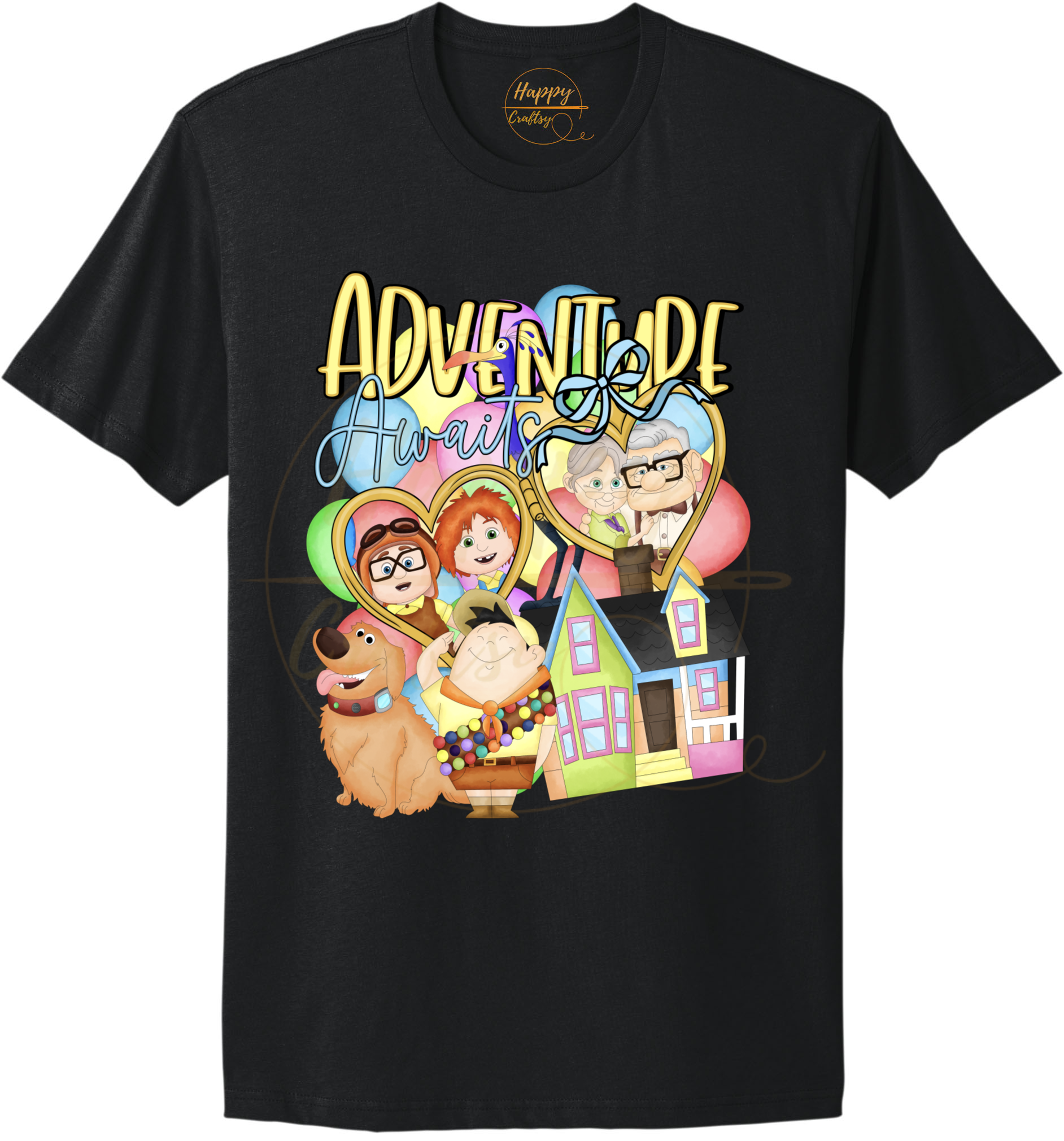 Sky High Adventure Crew-549 T-shirt - 549-S-Black, 549-M-Black, 549-L-Black, 549-XL-Black, 549-2XL-Black, 549-3XL-Black