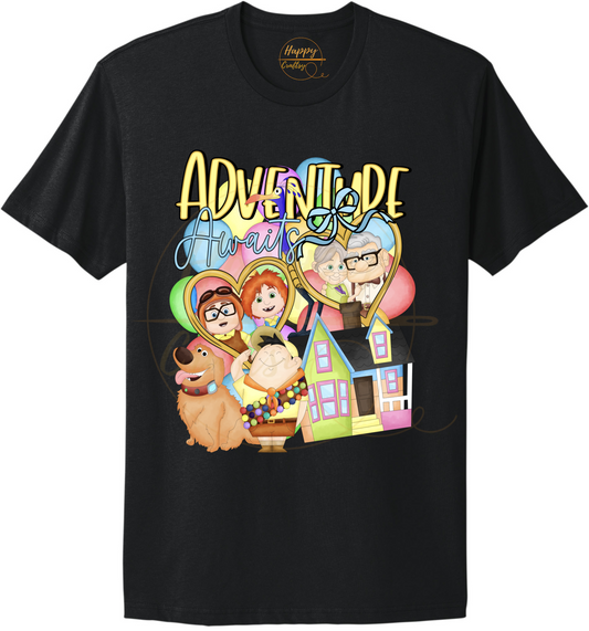 Sky High Adventure Crew-549 T-shirt - 549-S-Black, 549-M-Black, 549-L-Black, 549-XL-Black, 549-2XL-Black, 549-3XL-Black