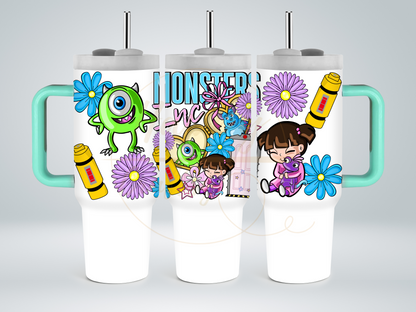 Colorful Monster Crew-543 Tumbler - 543-40OZ-Green