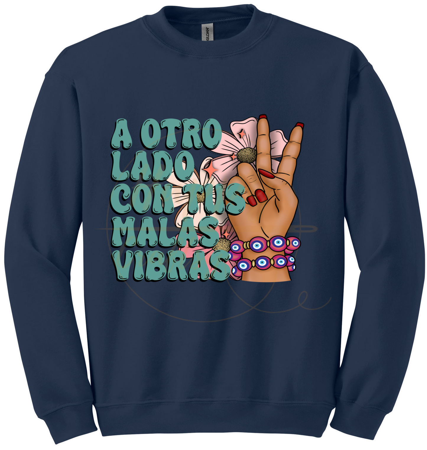 A Otro Lado-517 Sweatshirt - 517-S-Navy, 517-M-Navy, 517-L-Navy, 517-XL-Navy, 517-2XL-Navy, 517-3XL-Navy