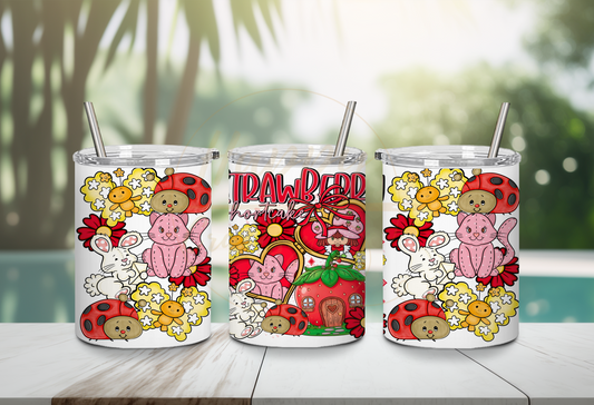 Berry Blossom Garden Crew-532 Tumbler - 532-10OZ-White