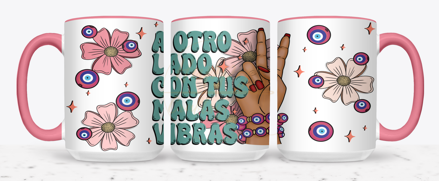 A Otro Lado-517 Mugs - 517-15OZ-Pink