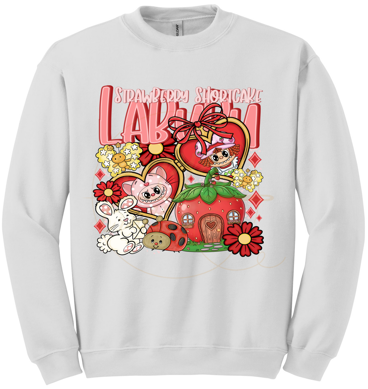 Sweet Berry Garden Friends-554 Sweatshirt - 554-S-White, 554-M-White, 554-L-White, 554-XL-White, 554-2XL-White, 554-3XL-White