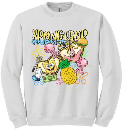 Undersea Fun Vibes-557 Sweatshirt - 557-S-White, 557-M-White, 557-L-White, 557-XL-White, 557-2XL-White, 557-3XL-White