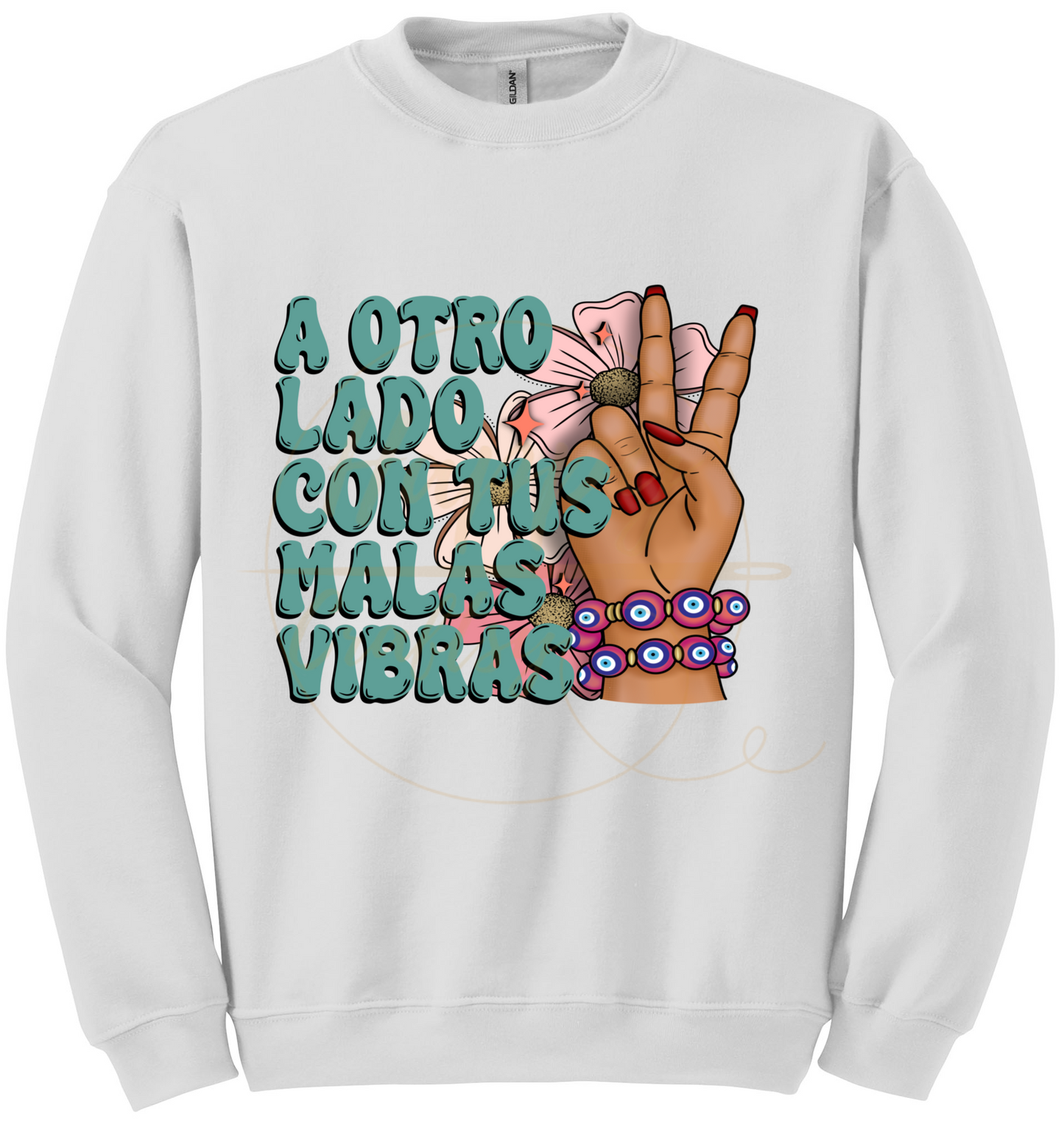 A Otro Lado-517 Sweatshirt - 517-S-White, 517-M-White, 517-L-White, 517-XL-White, 517-2XL-White, 517-3XL-White