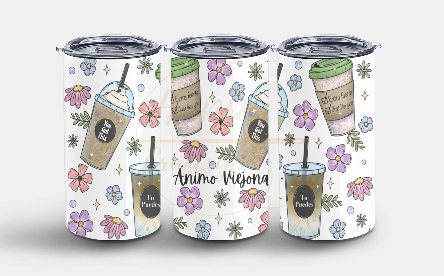 Animo Viejona-502 Tumbler - 502-12OZ-White