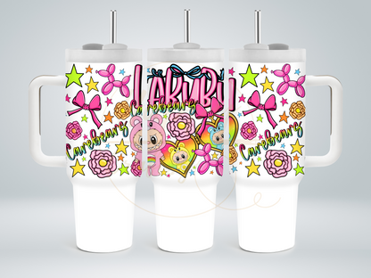 Colorful Friends Parade-541 Tumbler - 541-40OZ-White