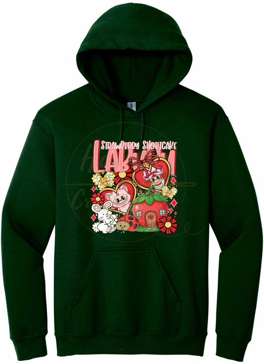 Sweet Berry Garden Friends-554 Hoodie - 554-S-Forest Green, 554-M-Forest Green, 554-L-Forest Green, 554-XL-Forest Green, 554-2XL-Forest Green, 554-3XL-Forest Green