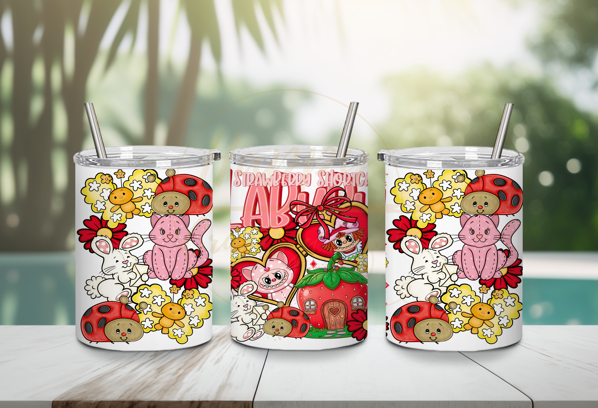 Sweet Berry Garden Friends-554 Tumbler - 554-10OZ-White