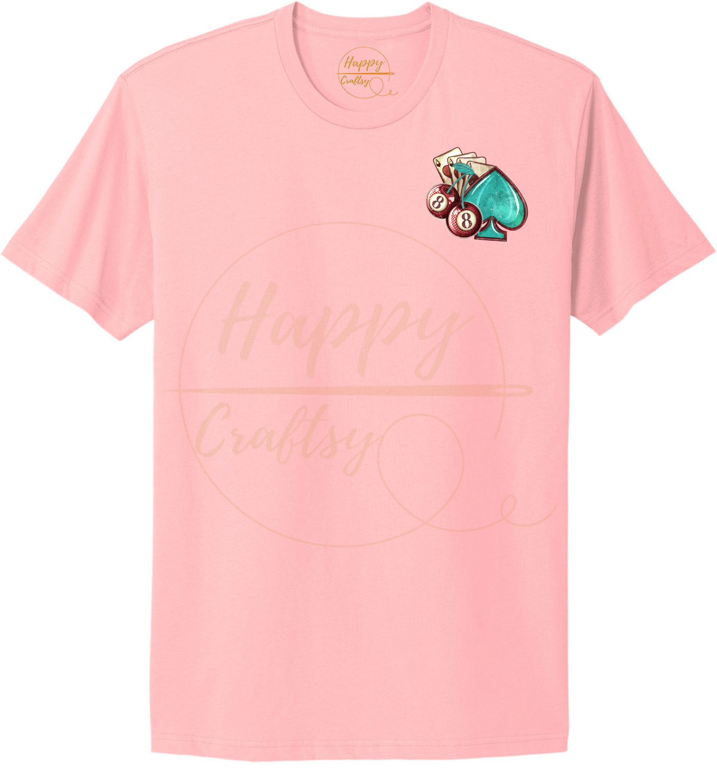 Wild Card-345 T-shirt - 345-S-Light Pink, 345-M-Light Pink, 345-L-Light Pink, 345-XL-Light Pink, 345-2XL-Light Pink, 345-3XL-Light Pink