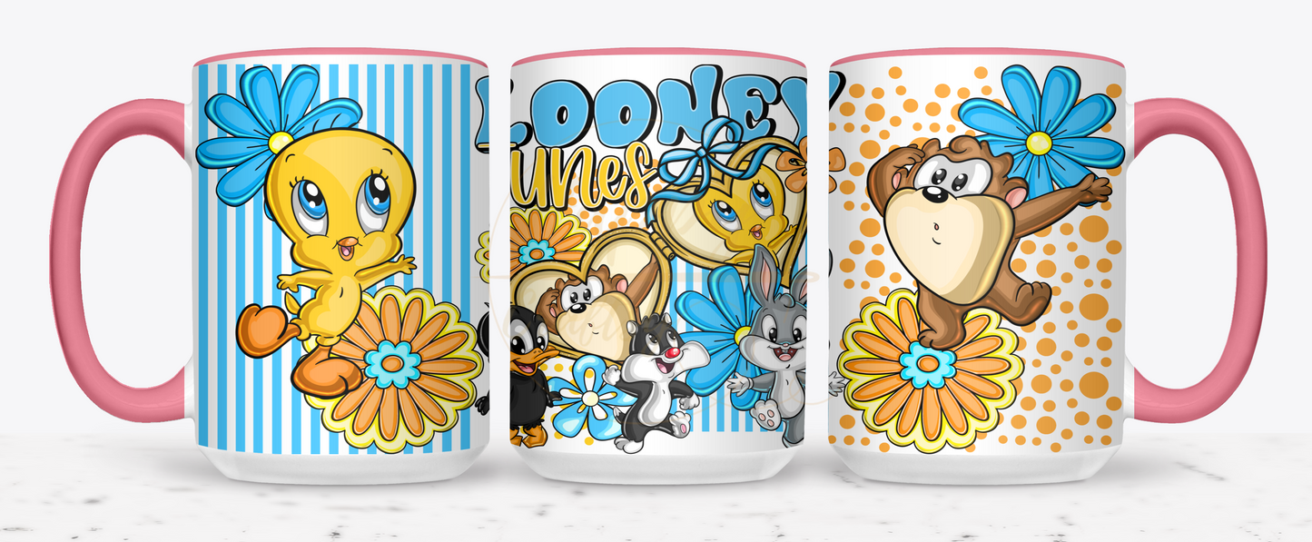 Tiny Friends Adventure-555 Mugs - 555-15OZ-Pink