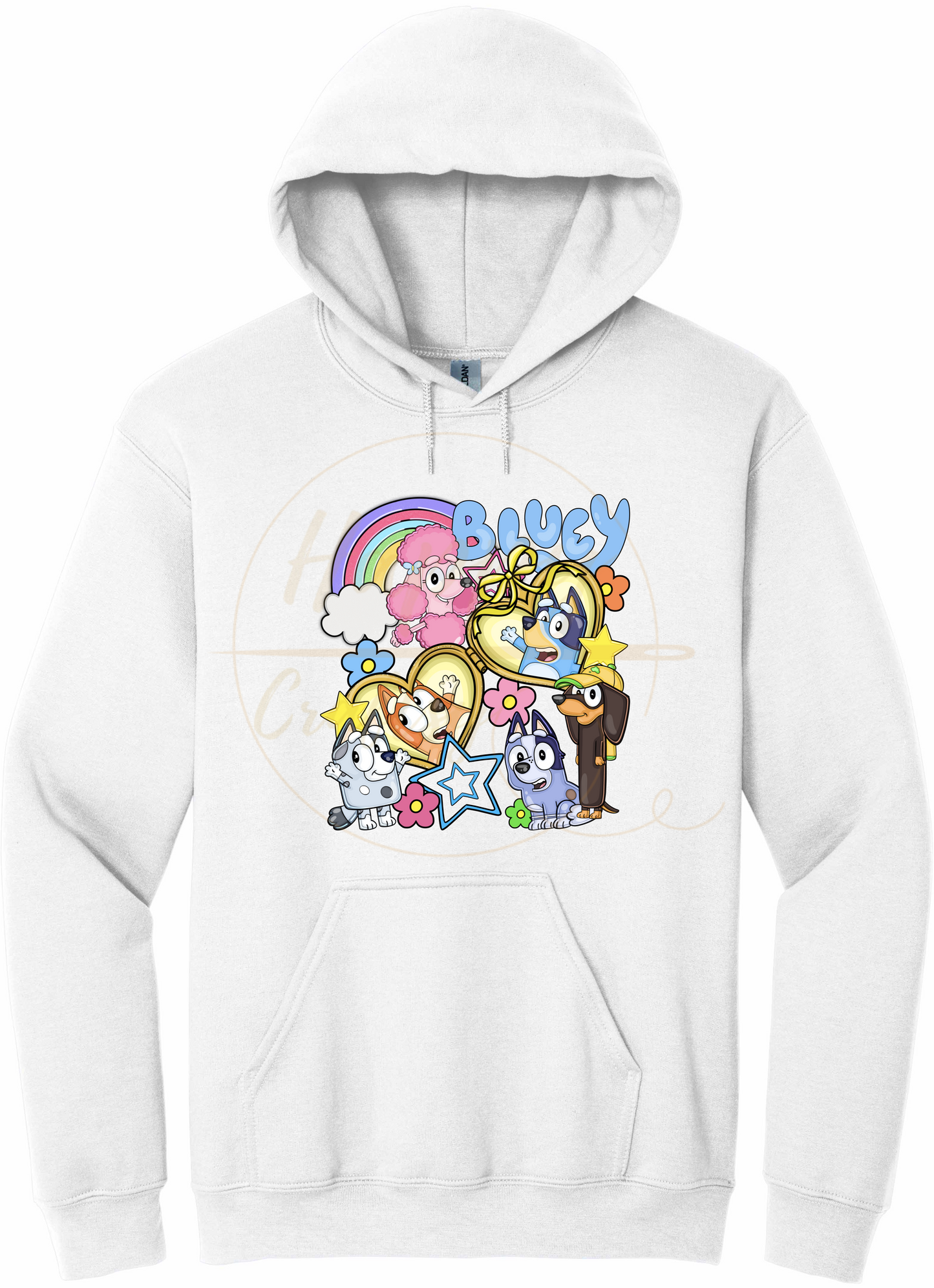 Joyful Journey: Friends and Fun Await-528 Hoodie - 528-S-White, 528-M-White, 528-L-White, 528-XL-White, 528-2XL-White, 528-3XL-White