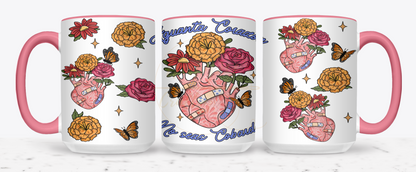 Aguanta Corazon-504 Mugs - 504-15OZ-Pink
