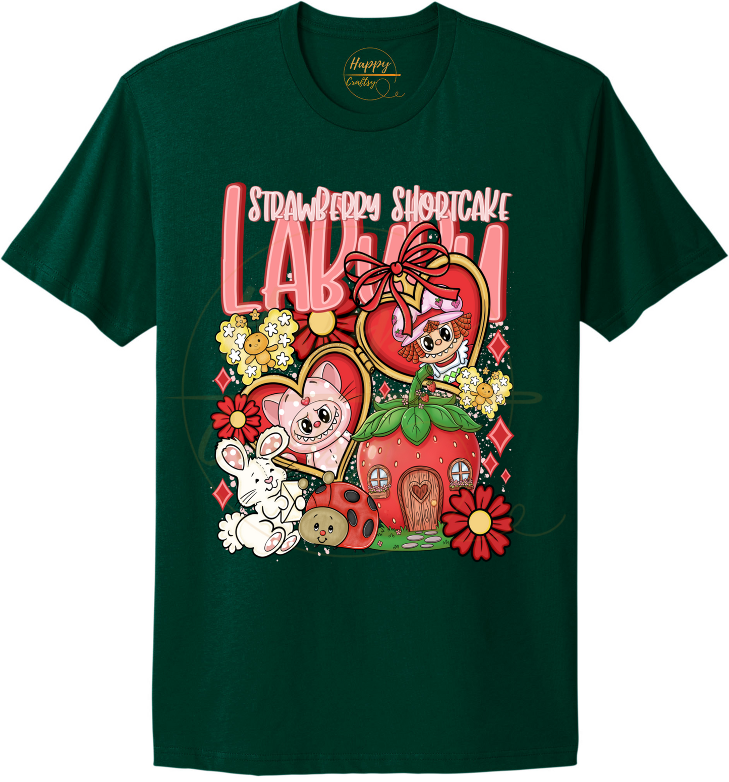 Sweet Berry Garden Friends-554 T-shirt - 554-S-Forest Green, 554-M-Forest Green, 554-L-Forest Green, 554-XL-Forest Green, 554-2XL-Forest Green, 554-3XL-Forest Green