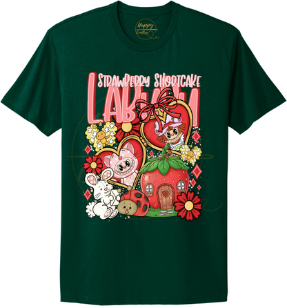 Sweet Berry Garden Friends-554 T-shirt - 554-S-Forest Green, 554-M-Forest Green, 554-L-Forest Green, 554-XL-Forest Green, 554-2XL-Forest Green, 554-3XL-Forest Green