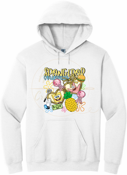 Undersea Fun Vibes-557 Hoodie - 557-S-White, 557-M-White, 557-L-White, 557-XL-White, 557-2XL-White, 557-3XL-White
