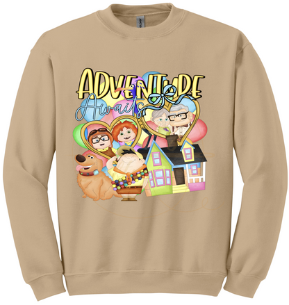 Sky High Adventure Crew-549 Sweatshirt - 549-S-Sand, 549-M-Sand, 549-L-Sand, 549-XL-Sand, 549-2XL-Sand, 549-3XL-Sand