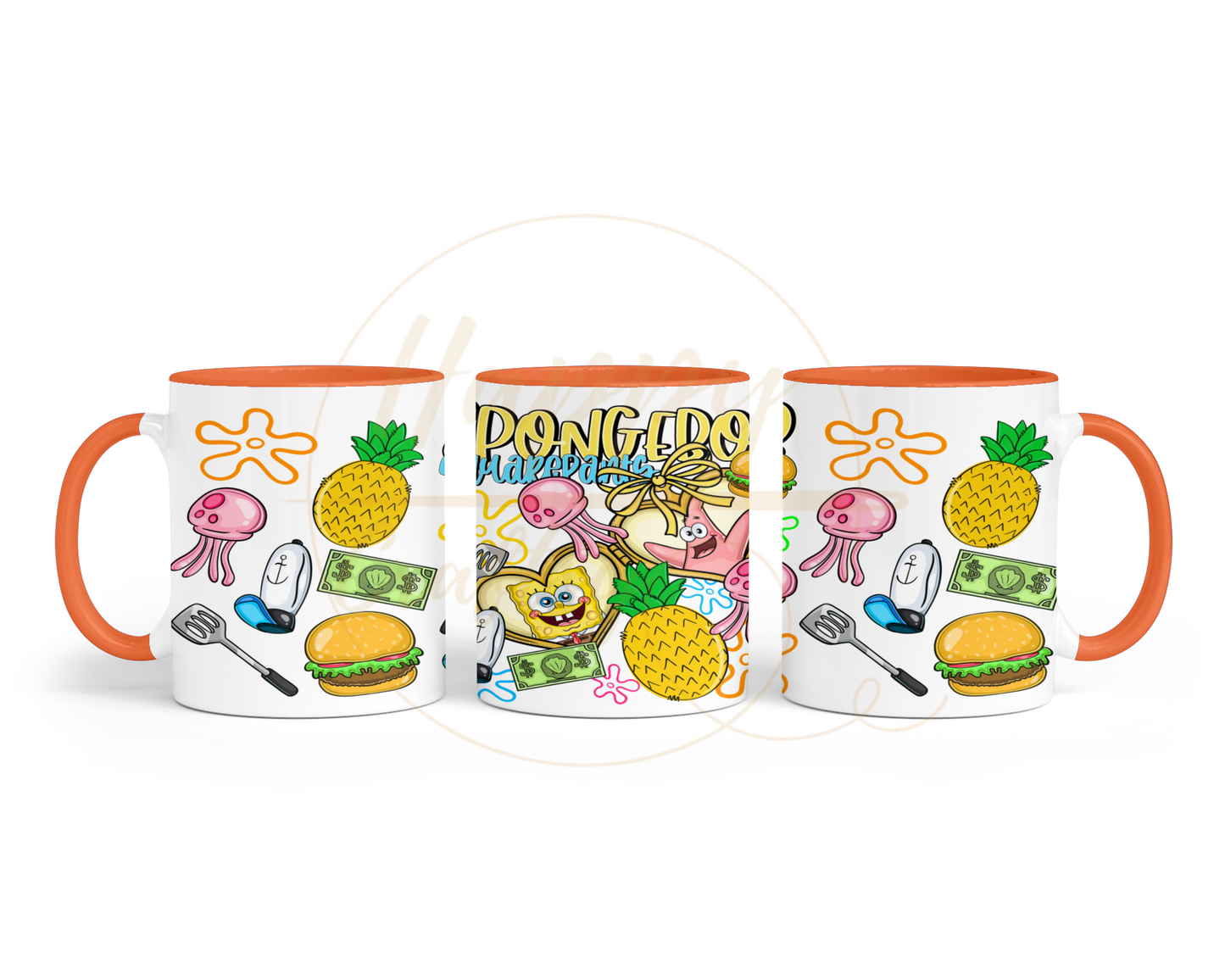Undersea Fun Vibes-557 Mugs - 557-11OZ-Orange