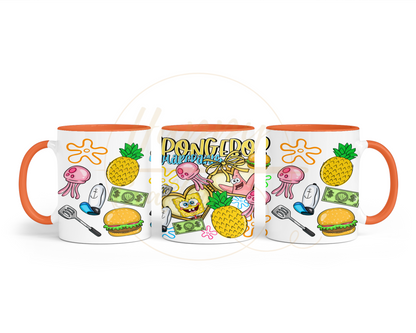 Undersea Fun Vibes-557 Mugs - 557-11OZ-Orange