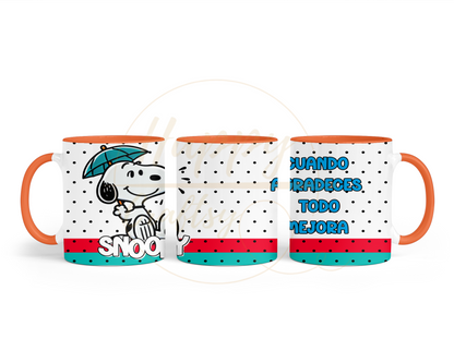 Umbrella Raindrop Joy-492 Mugs - 492-11OZ-Orange