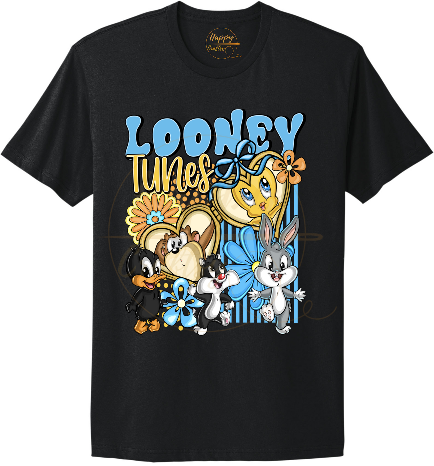 Tiny Friends Adventure-555 T-shirt - 555-S-Black, 555-M-Black, 555-L-Black, 555-XL-Black, 555-2XL-Black, 555-3XL-Black