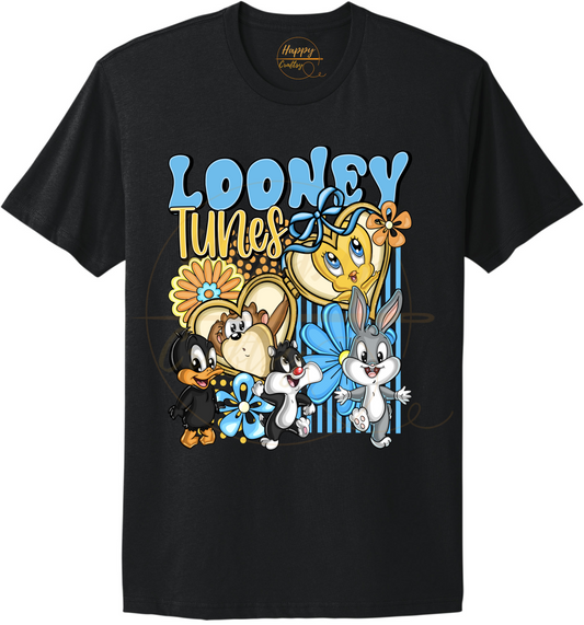 Tiny Friends Adventure-555 T-shirt - 555-S-Black, 555-M-Black, 555-L-Black, 555-XL-Black, 555-2XL-Black, 555-3XL-Black