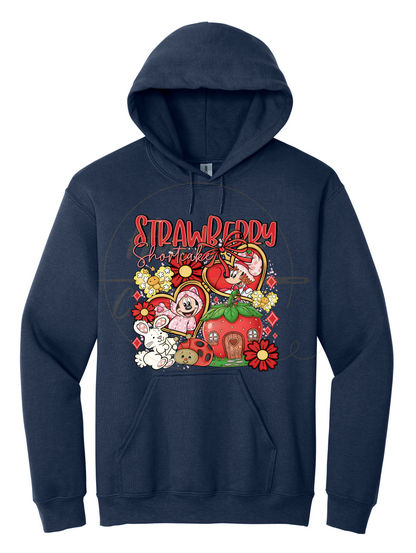 Strawberry Blossom Cottage.-551 Hoodie - 551-S-Navy, 551-M-Navy, 551-L-Navy, 551-XL-Navy, 551-2XL-Navy, 551-3XL-Navy