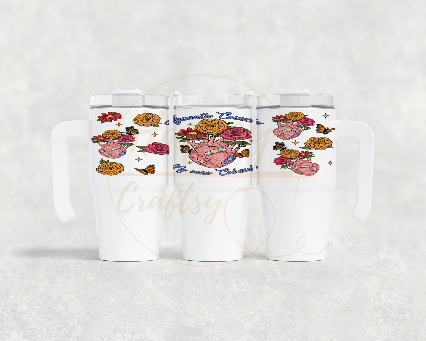 Aguanta Corazon-504 Tumbler - 504-20OZ Grippy Tumbler-20OZ Grippy Tumbler