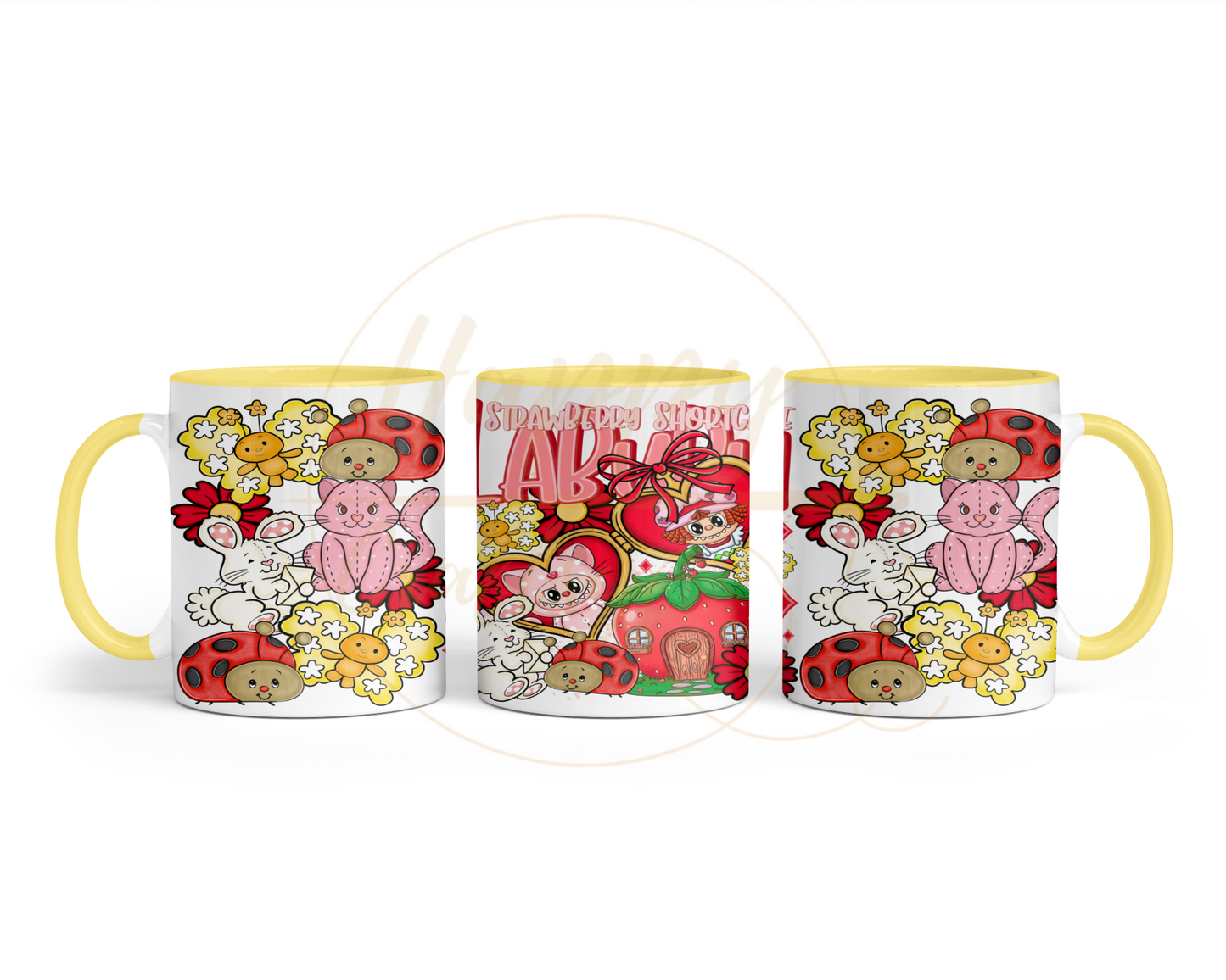 Sweet Berry Garden Friends-554 Mugs - 554-11OZ-Yellow