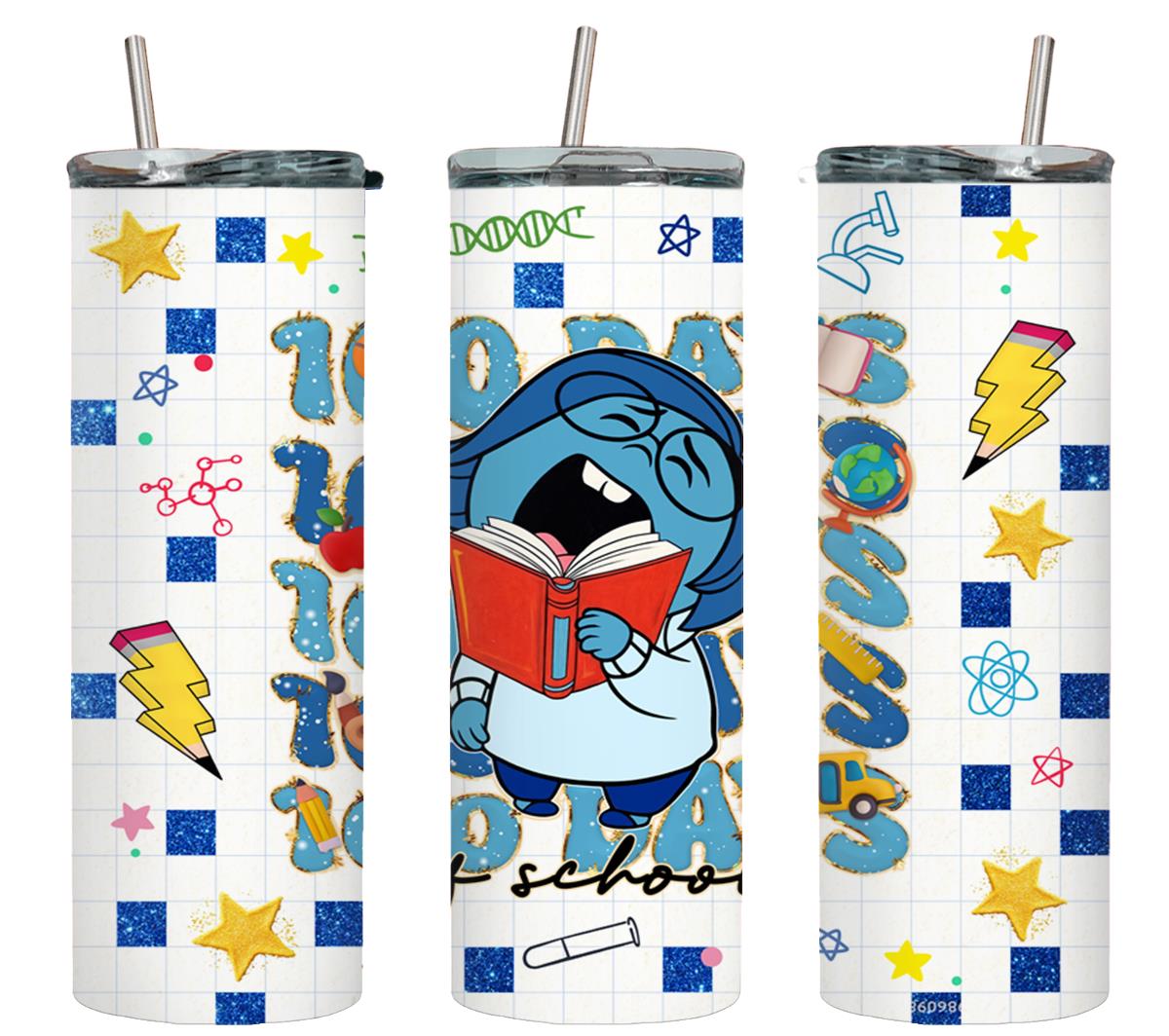 100 Days of School - tumbler