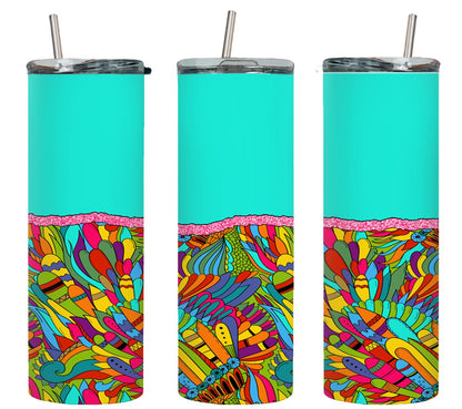 Abstract Bright Sky-10552 - tumbler