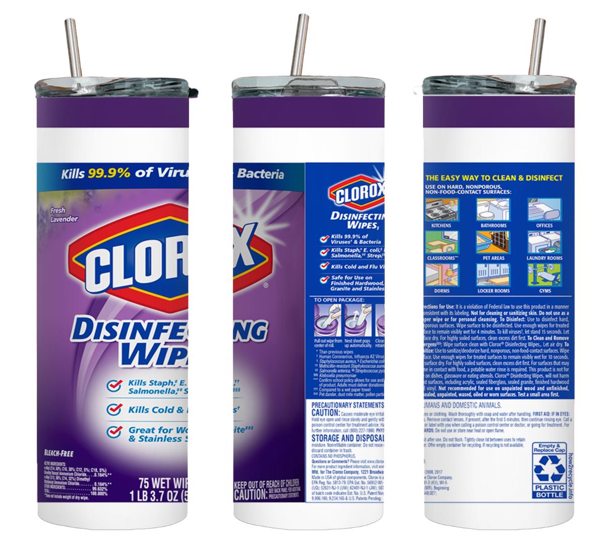 Clorox - tumbler