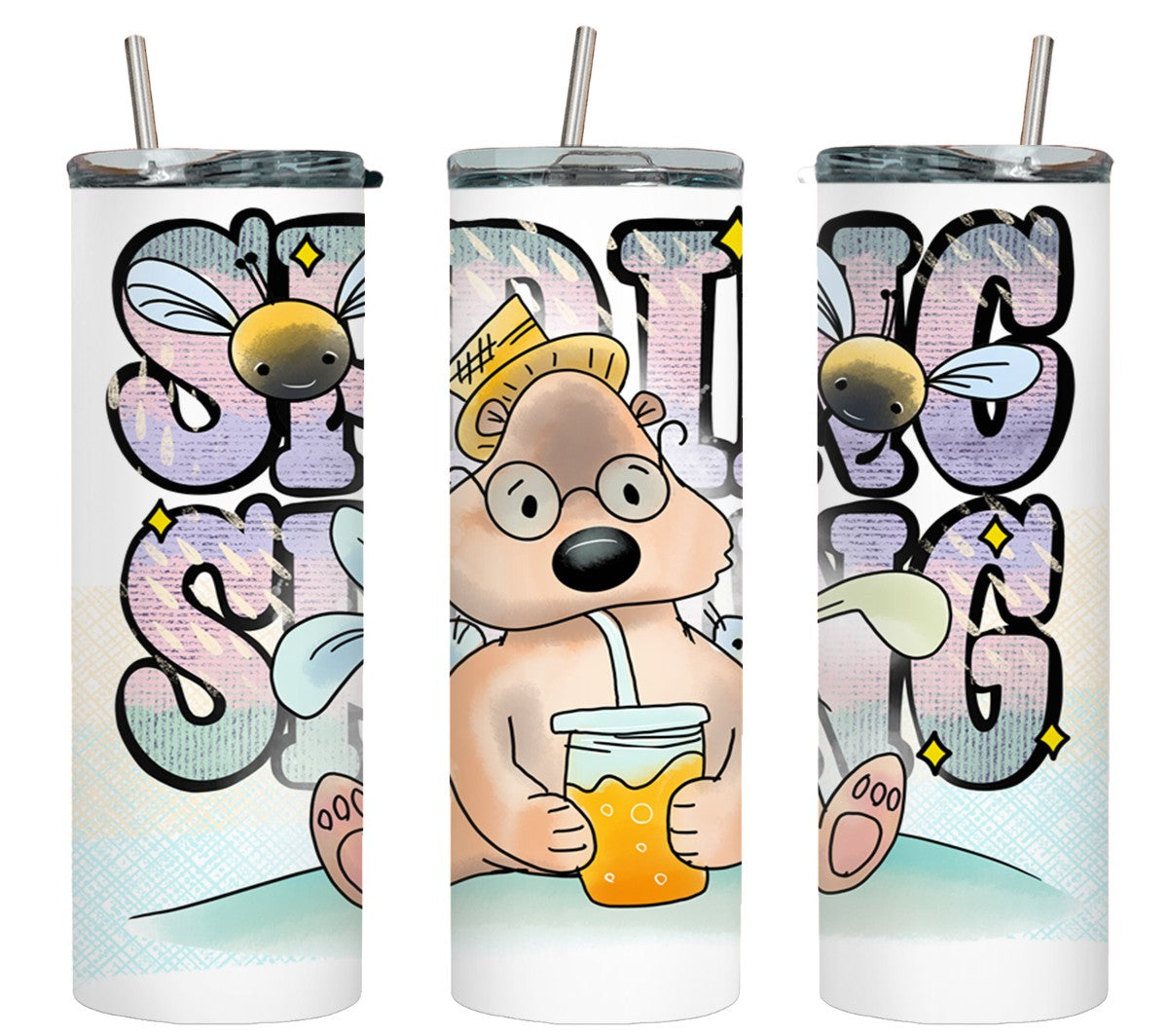 Spring Honey Bear-11032 - tumbler