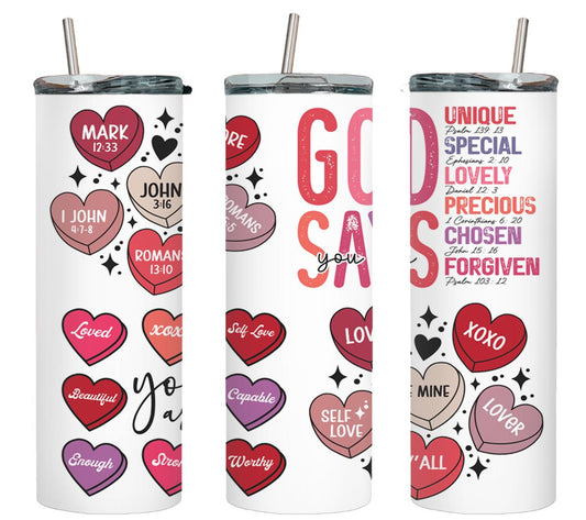 God Says You Are-8550 - tumbler