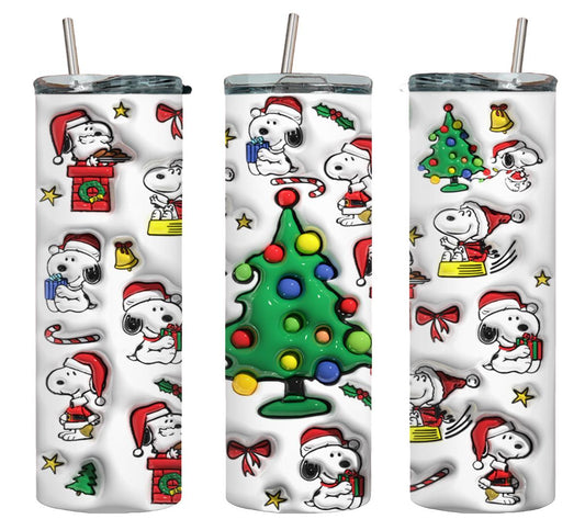 Inflated Christmas Joe Cool - tumbler