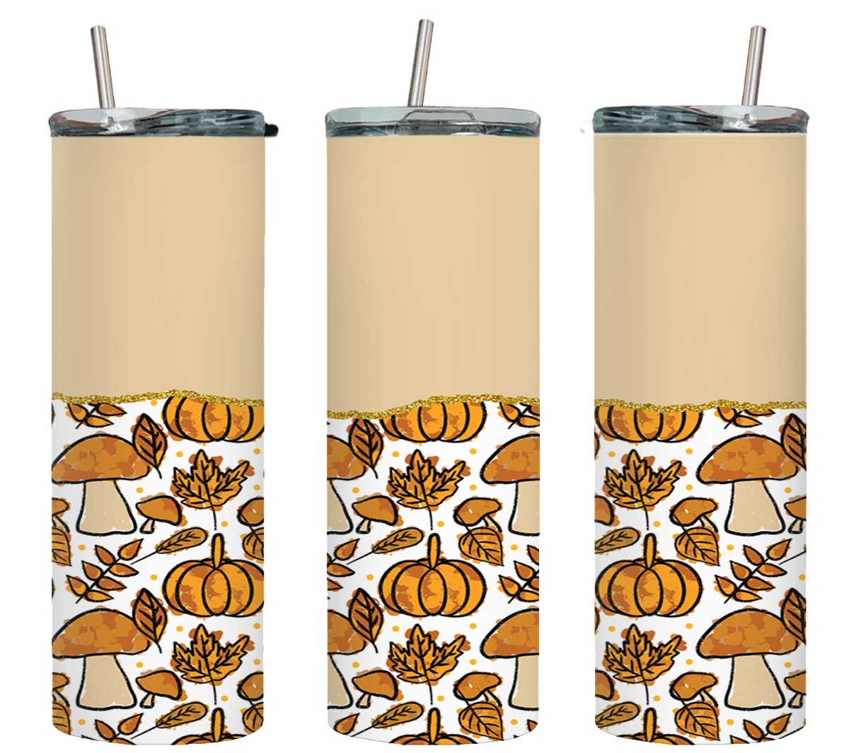 Fall Pumpkin Tan-10571 - tumbler