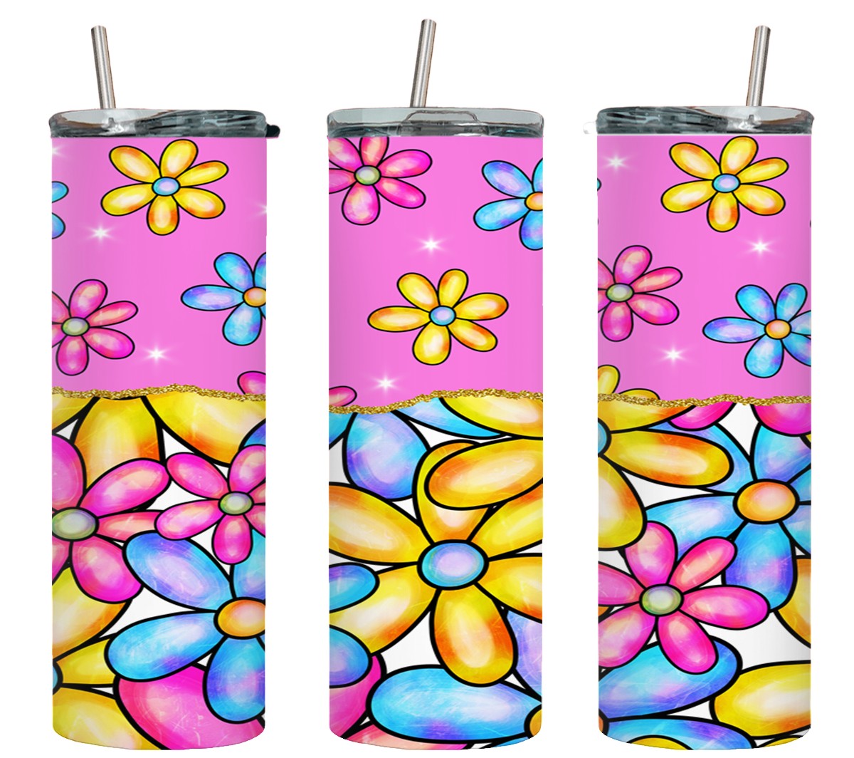 Bubble Gum FLowers-10566 - tumbler