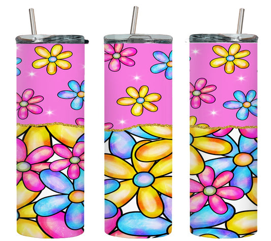 Bubble Gum FLowers-10566 - tumbler