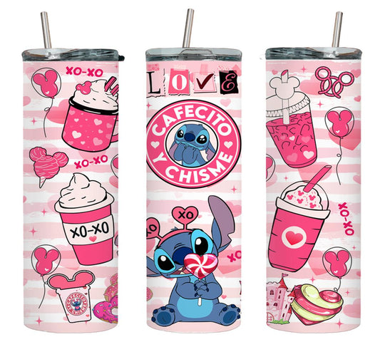 Love Cafecito y Chisme Alien-8808 - tumbler