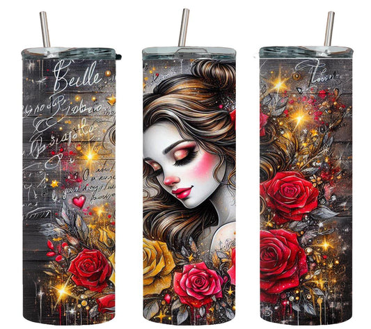 Princess Belle-9317 - tumbler