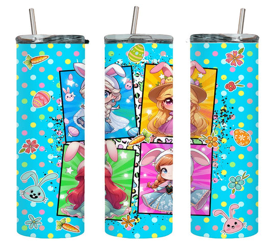 Elsa, Zapunzel, Ariel, Anna-8916 - tumbler