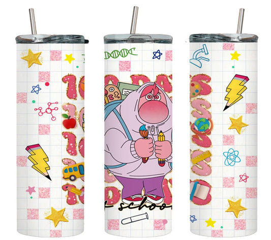 100 Days of School - tumbler