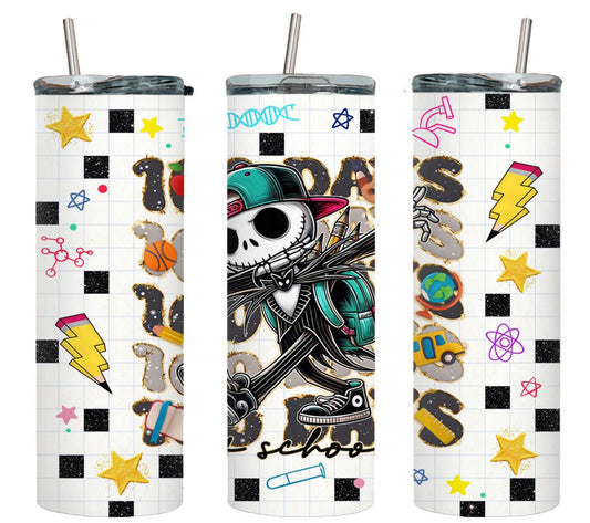 100 Days of School - tumbler