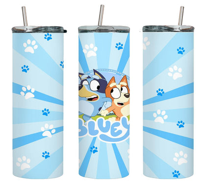 Blue Dog - tumbler