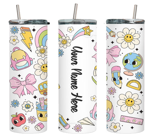 Personalized Back to School-8095 - tumbler