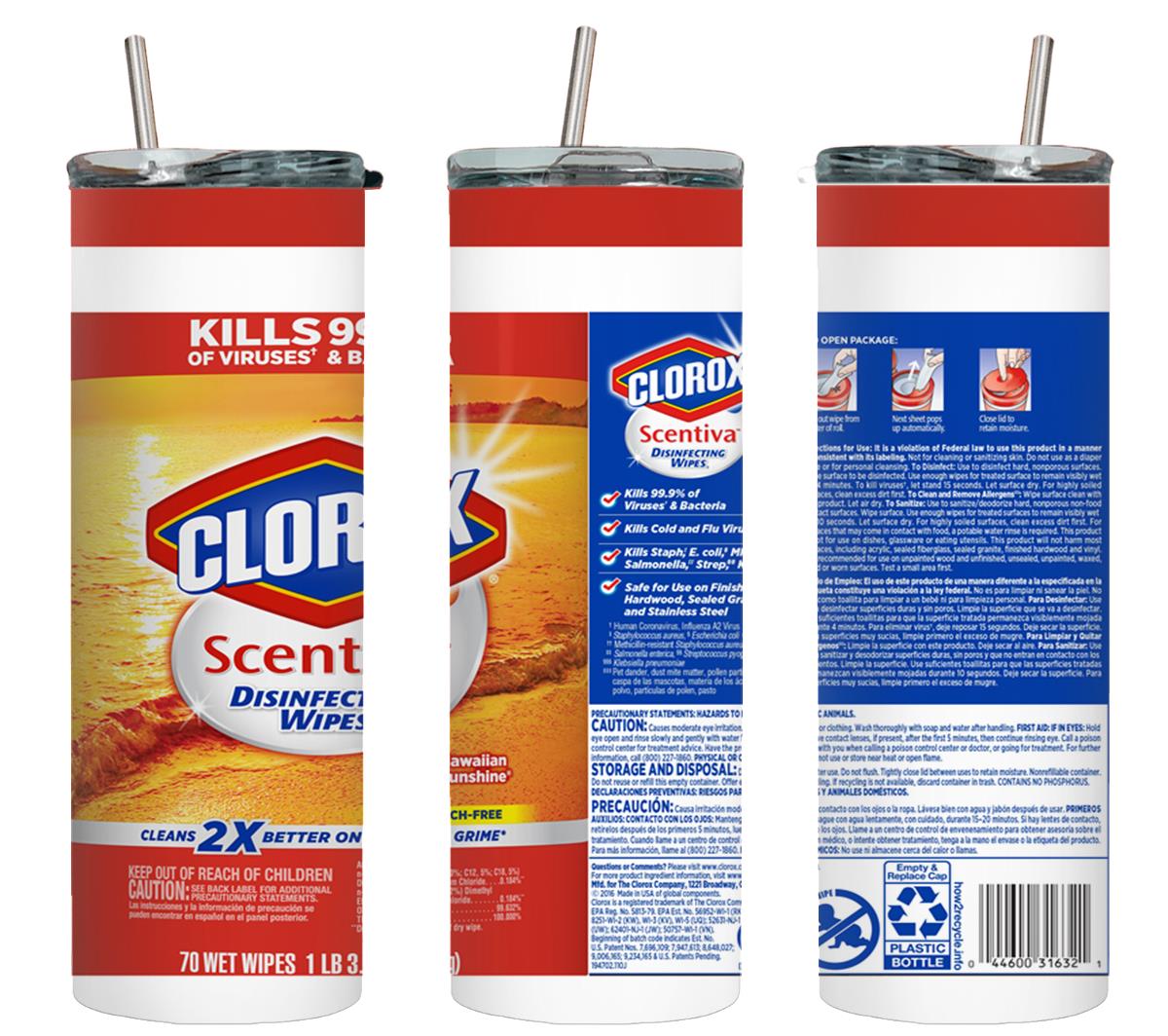 Clorox Hawaiian - tumbler