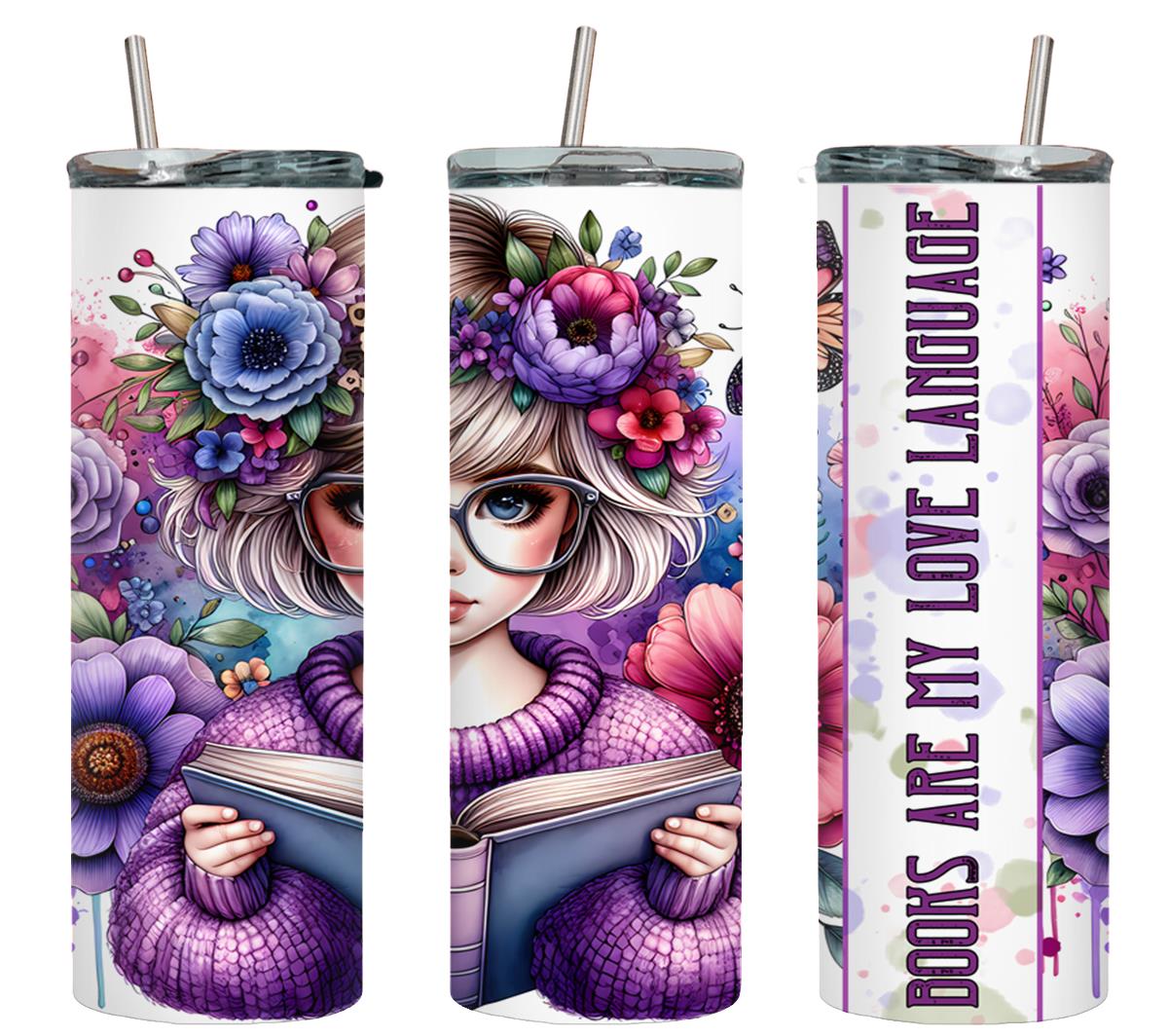 Book Lover-8158 - tumbler