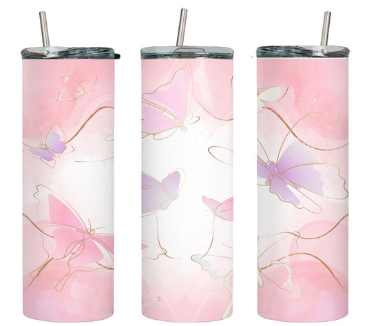 Butterflies - tumbler